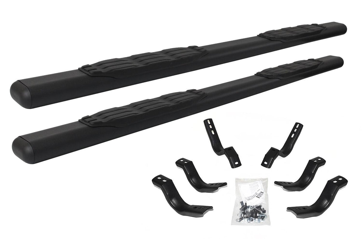 Go Rhino 105451687T - 5" 1000 Series SideSteps With Mounting Bracket Kit - Textured Black