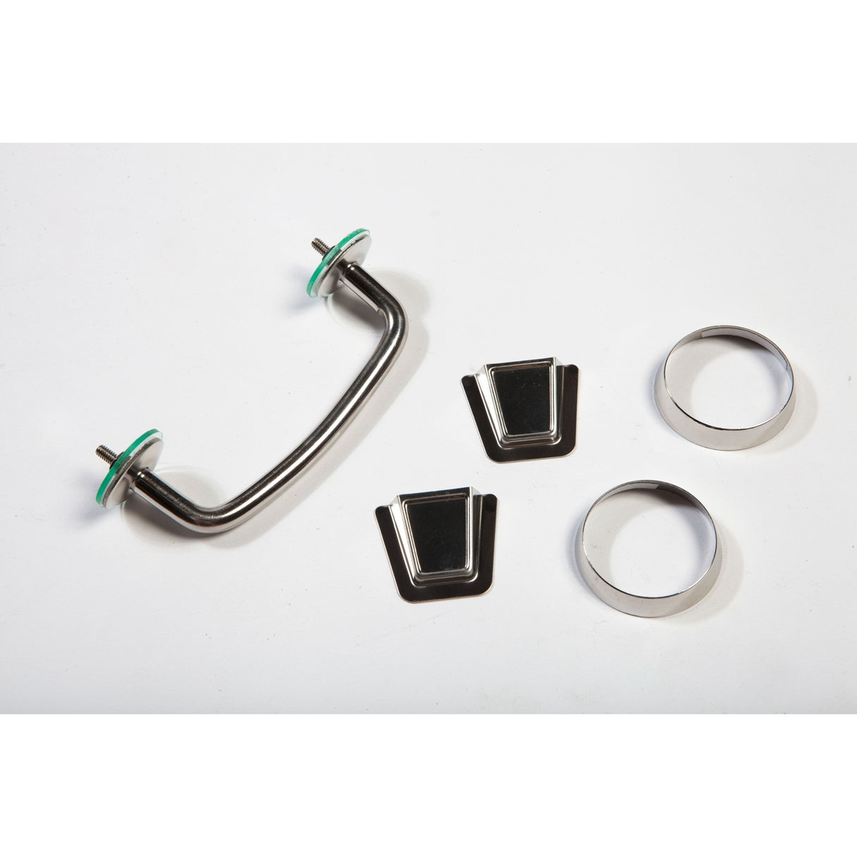 Rugged Ridge 11101.06 Hood Tie Down Kit, Stainless Steel; 13-18 Jeep Wrangler JK