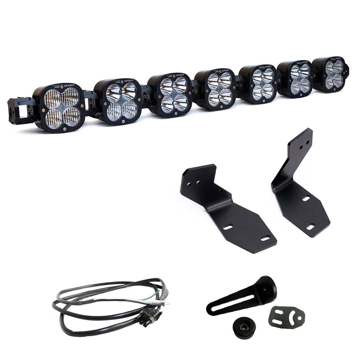 7XL Linkable Bumper Light Kit - 2023-On Ford F-250/350 Super Duty (Light Pattern: Multi-Pattern; Color: Clear; Wiring Type: Upfitter)