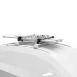 Thule - Snowpack Extender Roof Top Ski and Snowboard Carrier - Silver - 7325