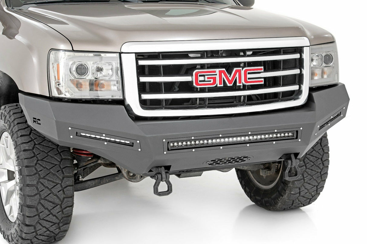 Rough Country - Front Bumper - Fabricated - Prerunner - LED - GMC Sierra 1500 (07-13) - 10913
