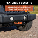 Curt - Custom Tow Bar Base Plate, Select Jeep Wrangler JK - 70110