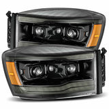 AlphaRex 880533 Projector Headlights Alpha-Black