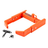 CURT 23176 Adjustable Trailer Wheel Lock, 16.5” x 6.5”-8 to 33" x 12-1/2"/R15
