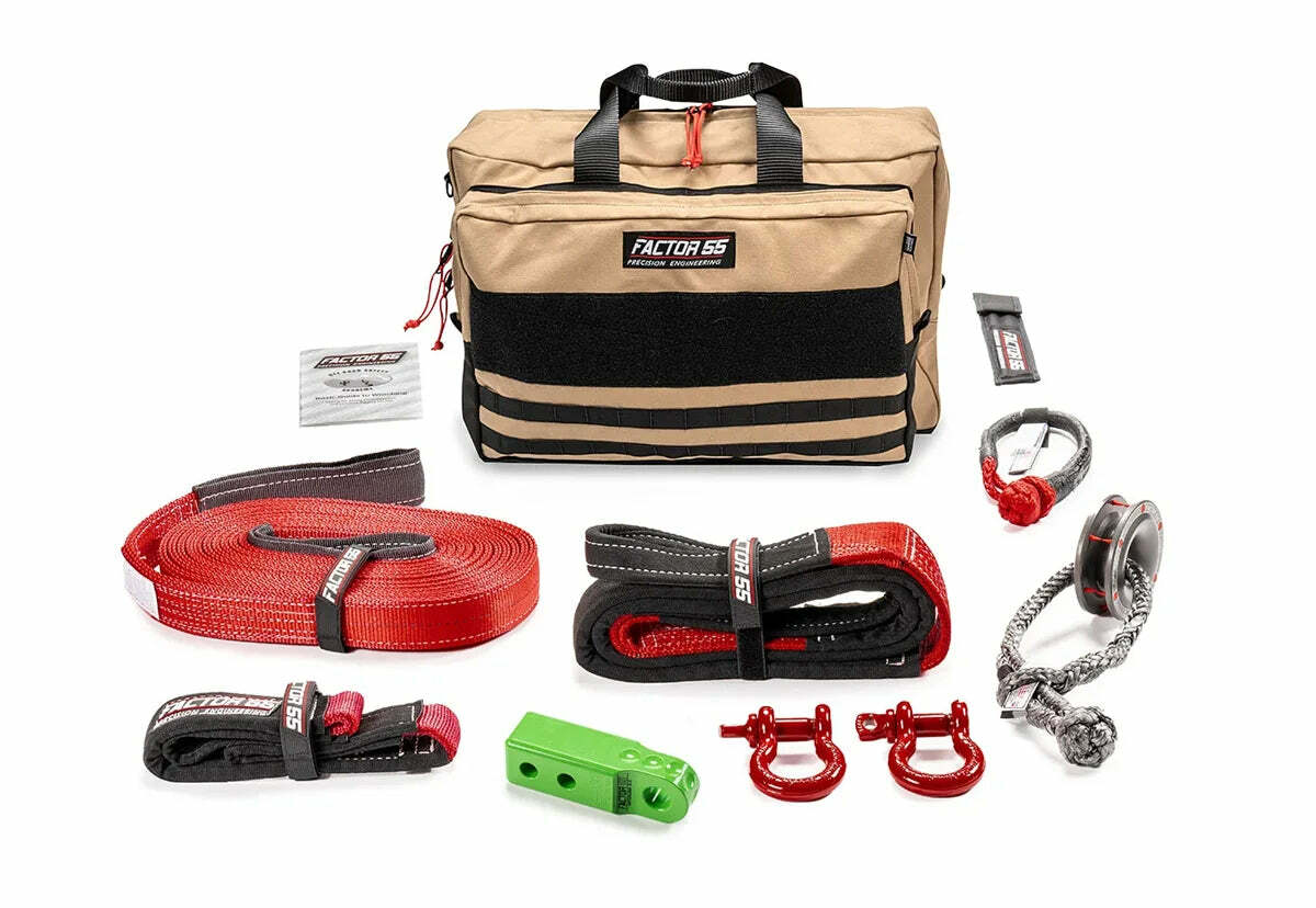 Factor55 - Vehicle Recovery Kit, Sawtooth – Large - Green - 00475-08-LARGE