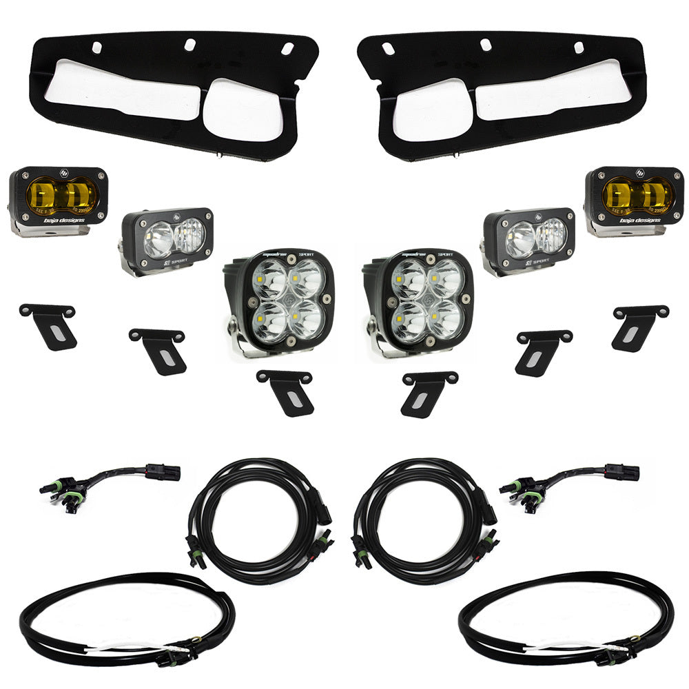 Baja Designs - Baja Designs - 448178UP - Ford S2 SAE ?Sportsmen? Fog Pocket Light Kit
