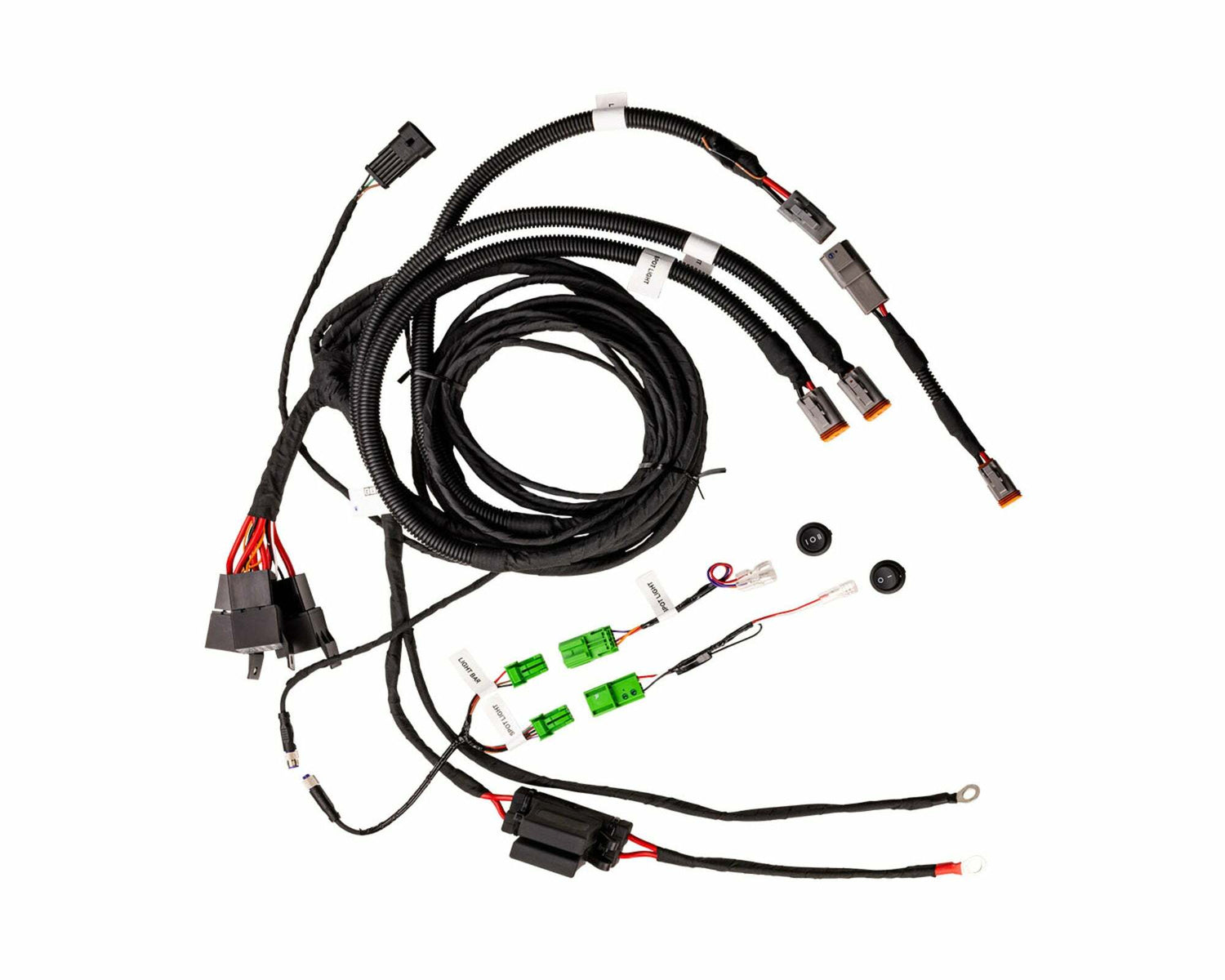 IronMan 4x4 - Scope 9" LED Driving Light Wiring Harness - IDLWL002