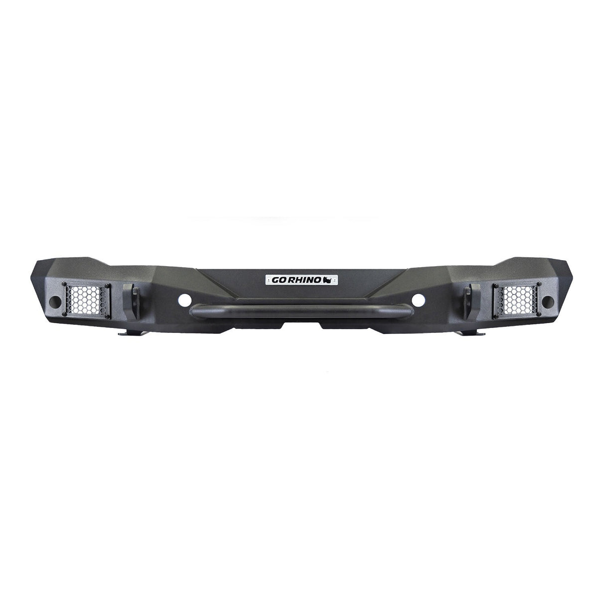 Go Rhino 371200T - Rockline Rear Full Width Bumper for Ford Bronco - Textured Black
