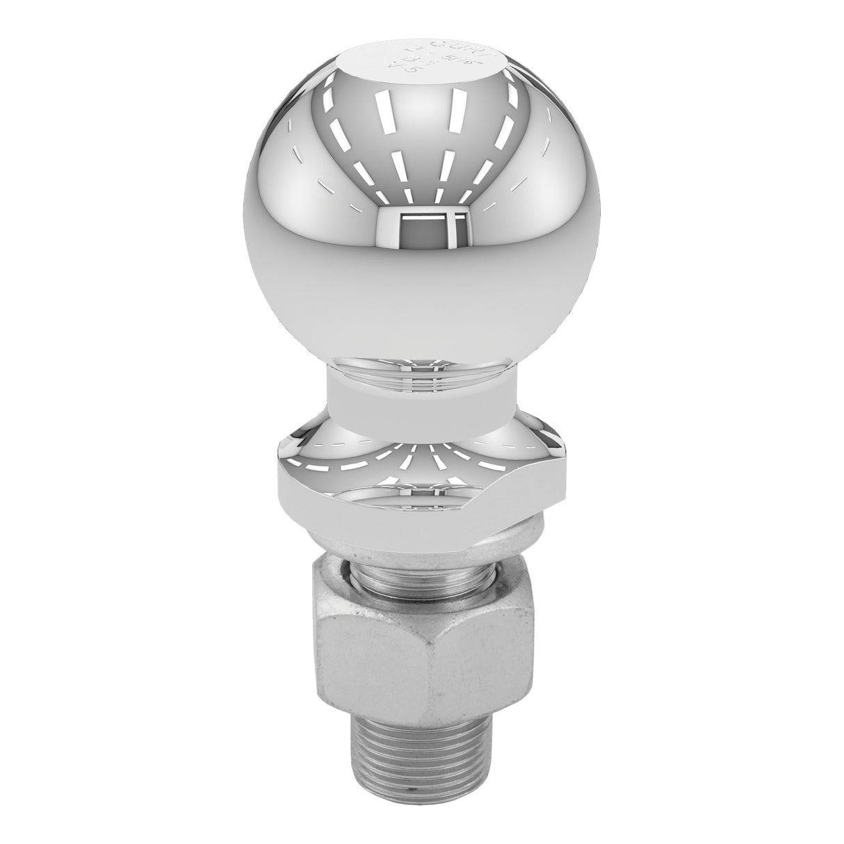 Curt - 2-5/16" Trailer Ball (1" x 2-1/8" Shank, 7,500 lbs., Chrome, Packaged) - 40167