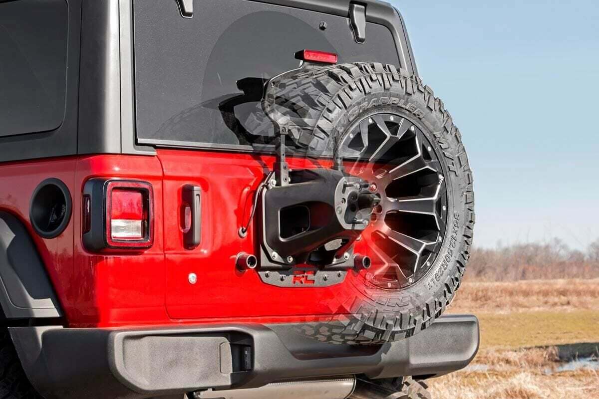 Rough Country 10529 Tire Carrier Relocation Plate - 10529