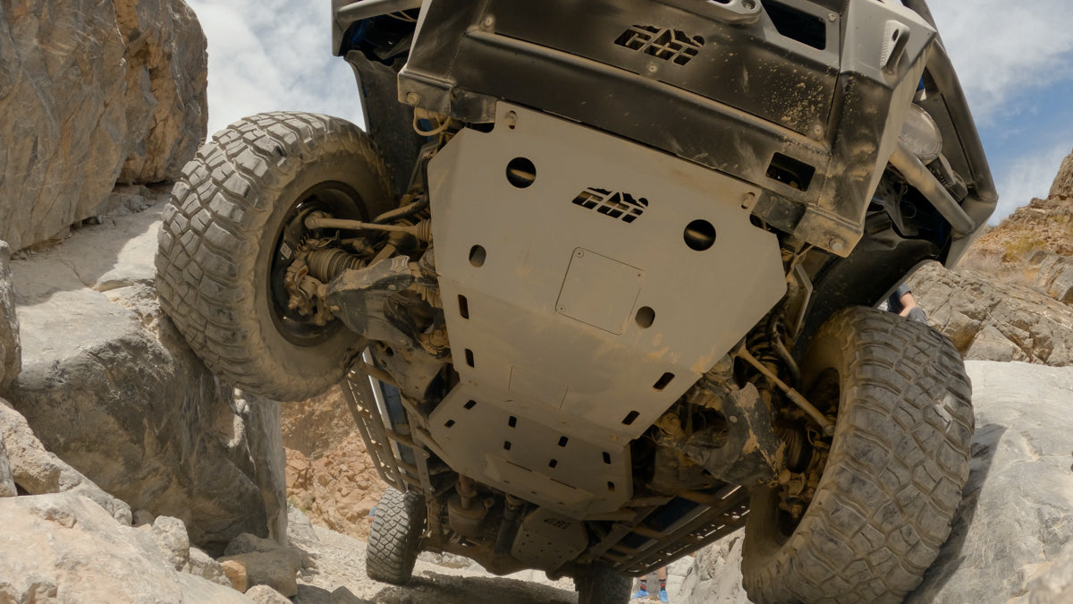 CBI - T2/T3 Toyota Tacoma Front Skid Plate | 2005-current - Aluminum - Trd-grey - 300-000-010-098