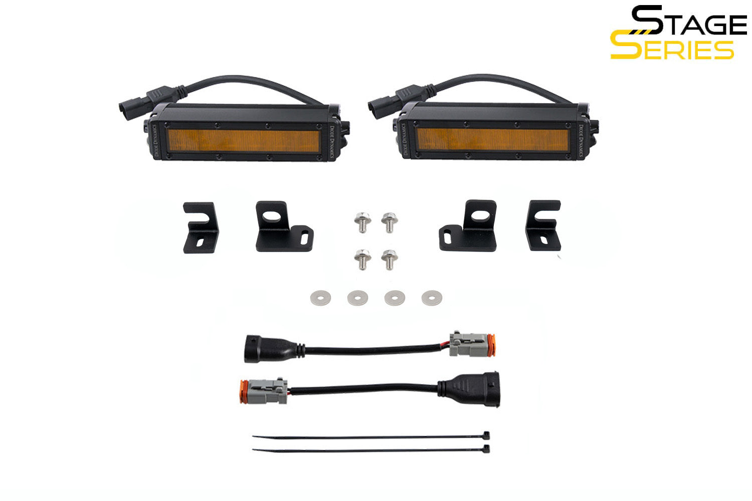 Diode Dynamics - SS6 LED Fog Light Kit for 2024+ Toyota Tacoma, White Wide - DD7931