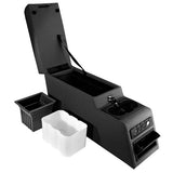 Rugged Ridge - Rugged Ridge 13102.15 Center Console, Ultimate, Locking, Black Denim; 76-95 CJ/Wrangler YJ - 13102.15