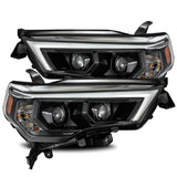 AlphaRex 880720 LED Projector Headlights Plank Style Design Midnight Black