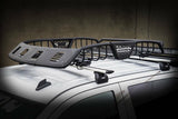Go Rhino 59045T - SR40 Tubular Steel Roof Rack With 4x Light Mount Openings - 48" Long  - Textured Black
