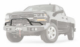 Warn - 100474 Powder Coated Black Steel With Brush Guard Skid Plate Step Plate
