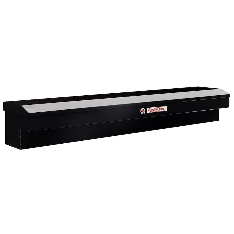 Weather Guard - Model 165-5-04 87in Lo-Side Box, Steel, Gloss Black, 7.0 cu ft - 165-5-04