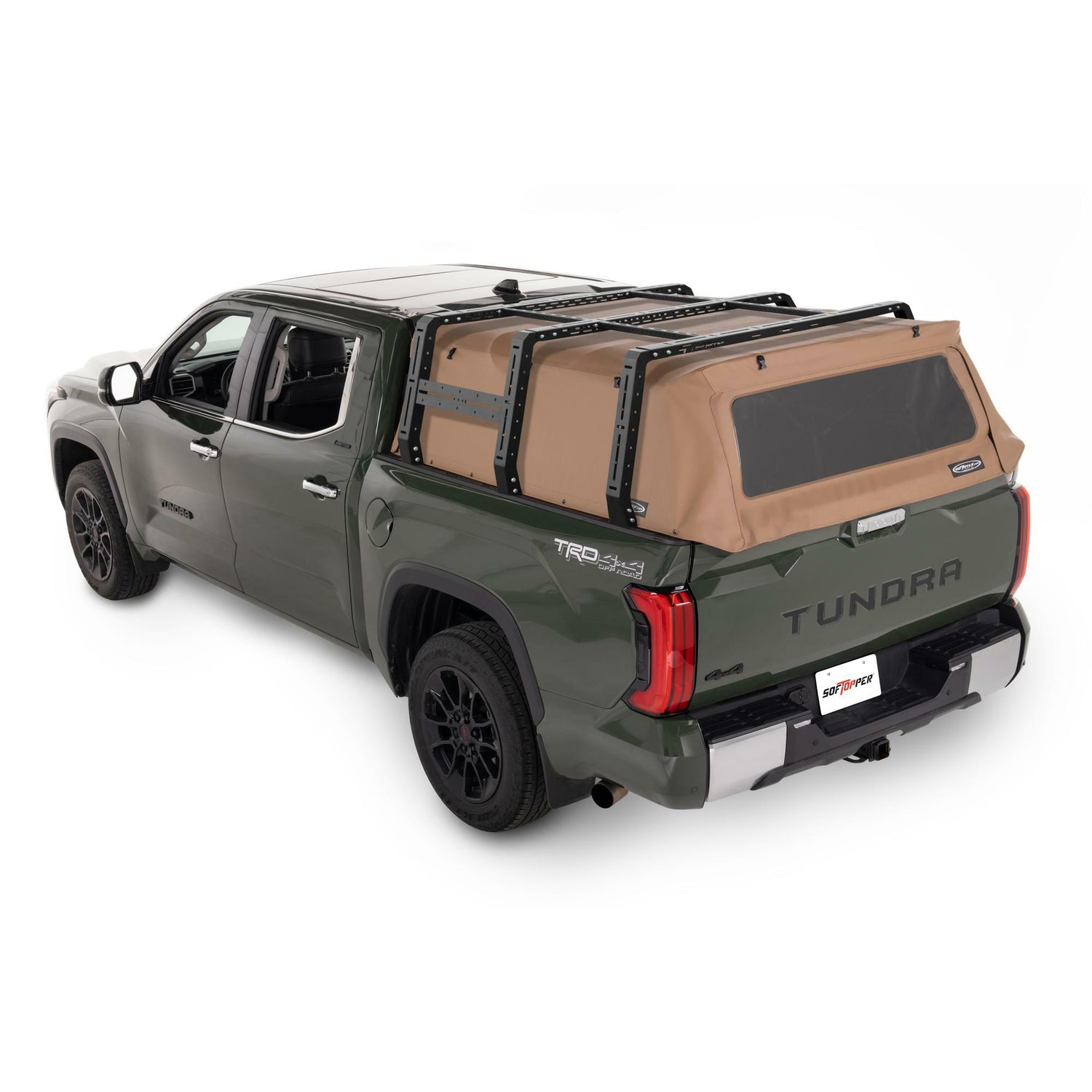 Softopper - Exo Truck Bed Rack - 2022-27 Toyota Tundra Short Bed; For 5.5 ft. Bed without Utility Tracks - RK-TUN68-STD