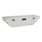 TrailFx - 60 Inch Aluminum Single Lid Angled Crossover Toolbox- Brite (110601)