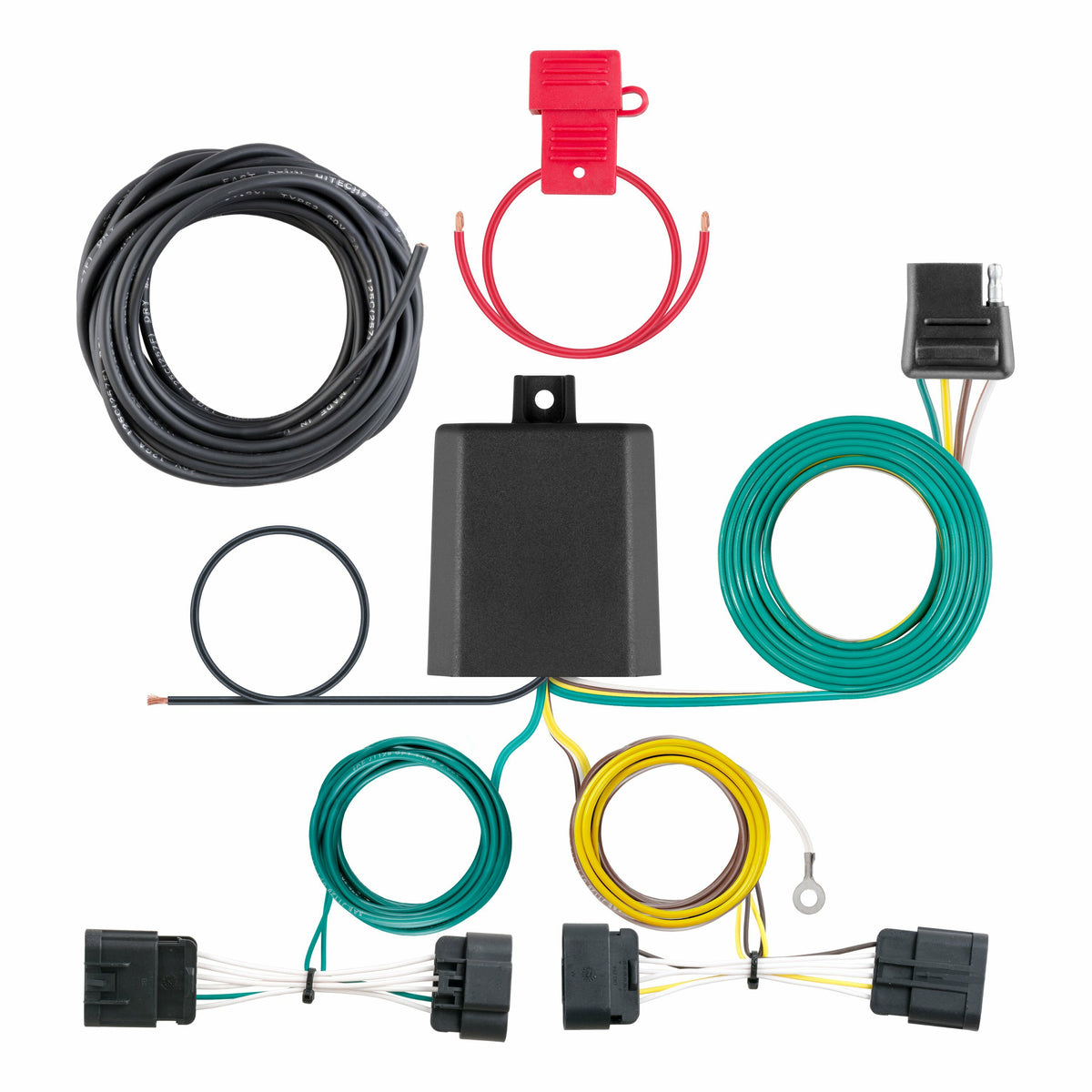Curt - Custom Wiring Harness, 4-Way Flat Output, Select Dodge Durango - 56336