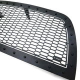 T-Rex Grilles - 1 Pc Laser Cut Pattern Mild Steel Stealth Laser X Grille Replacement - 7714521-BR