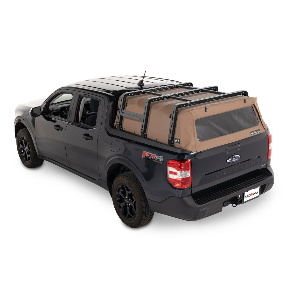 Softopper - Exo Truck Bed Rack - 2021-27 Ford Maverick; For 4.5 ft. Bed - RK-MVRKO-STD