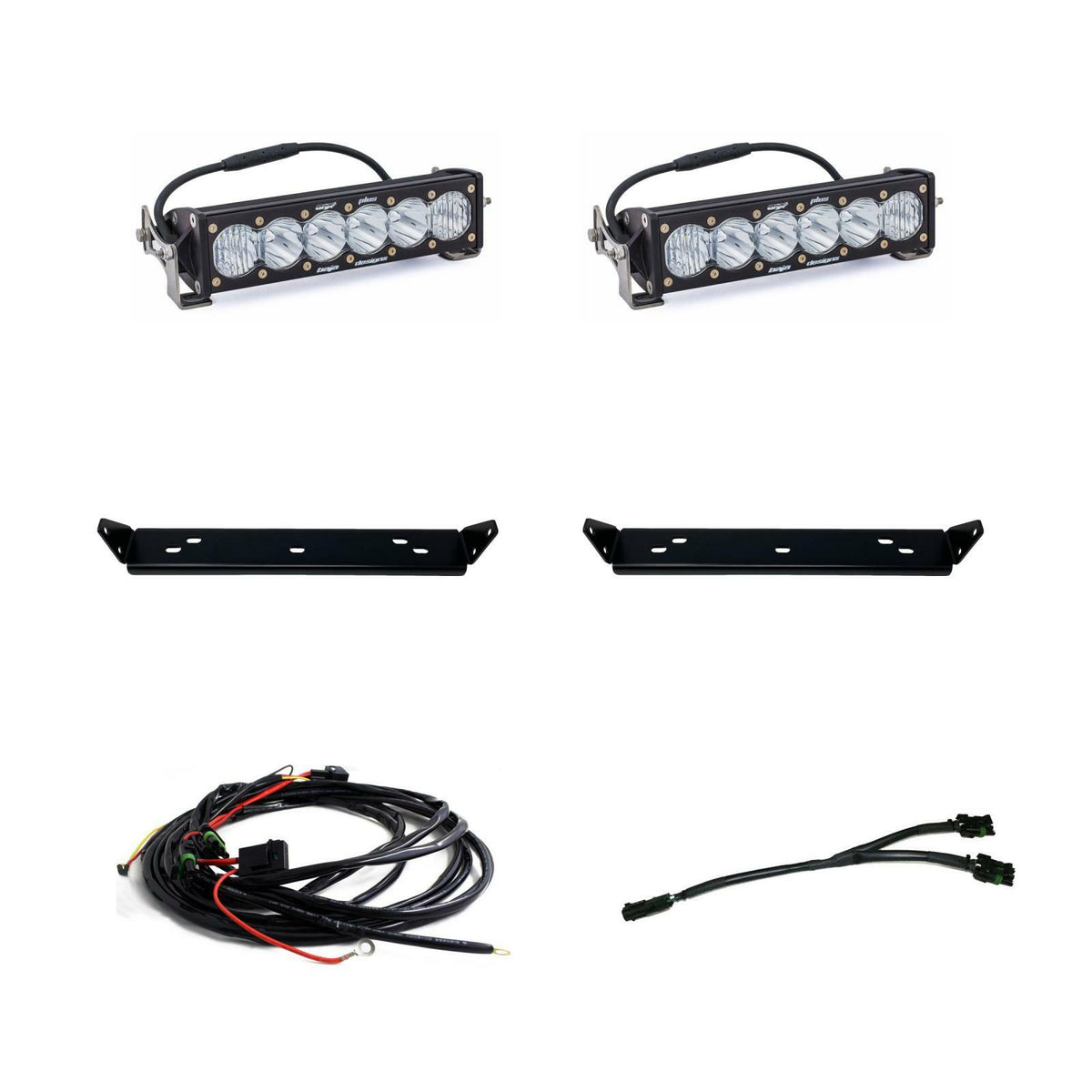 Baja Designs - 448063 - OnX6+ 10 Inch Dual Behind Grille Light Bar Kit