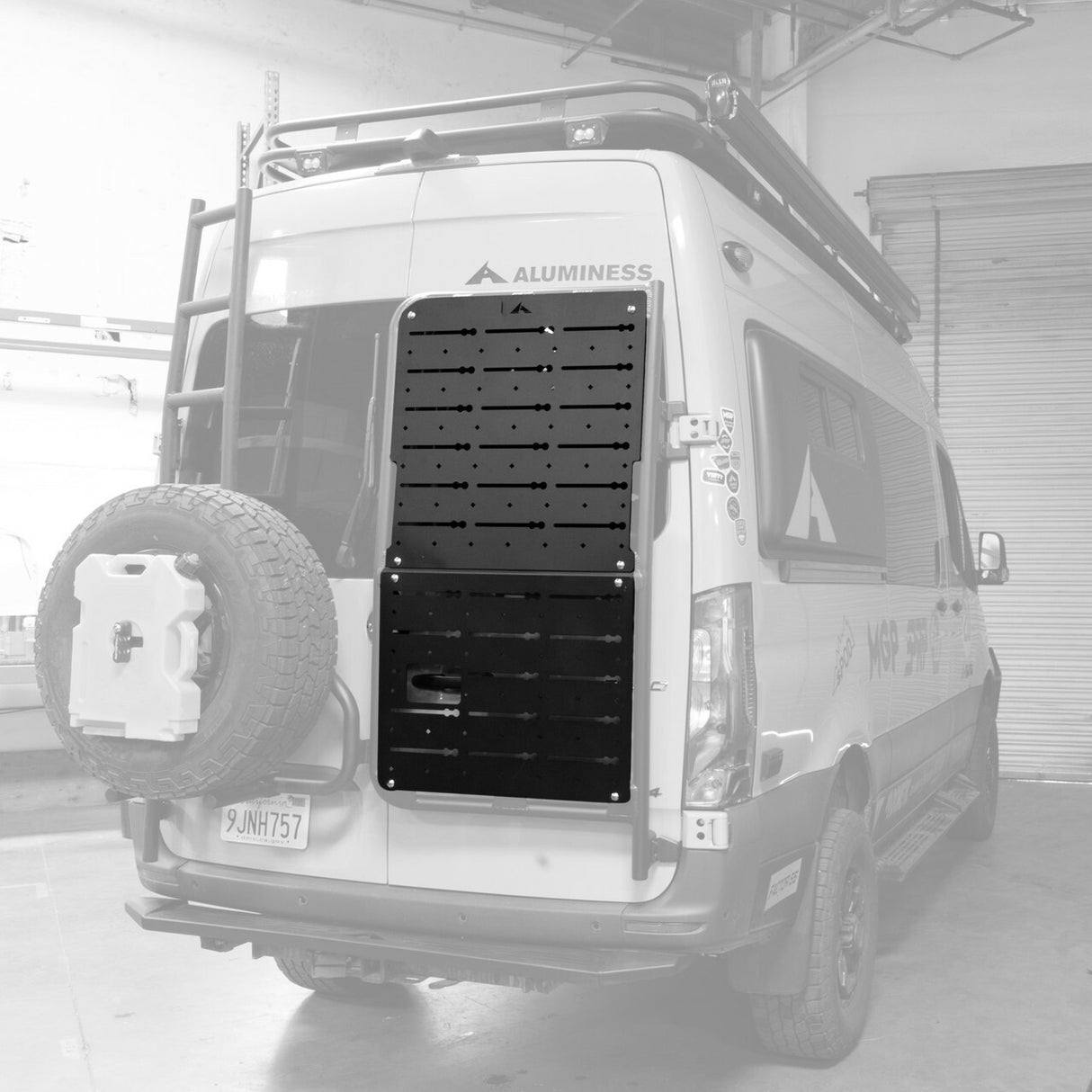 Aluminess 210765 BackPAC Rear Door Plate