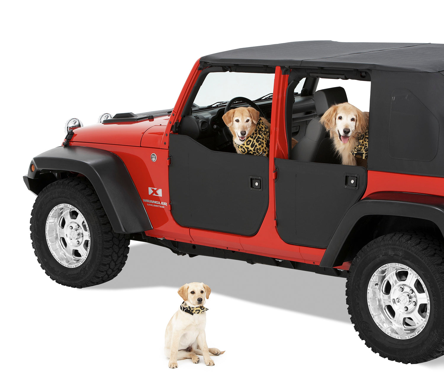 Bestop - 51803-01 - HighRock 4x4 Element Door Enclosure Panels