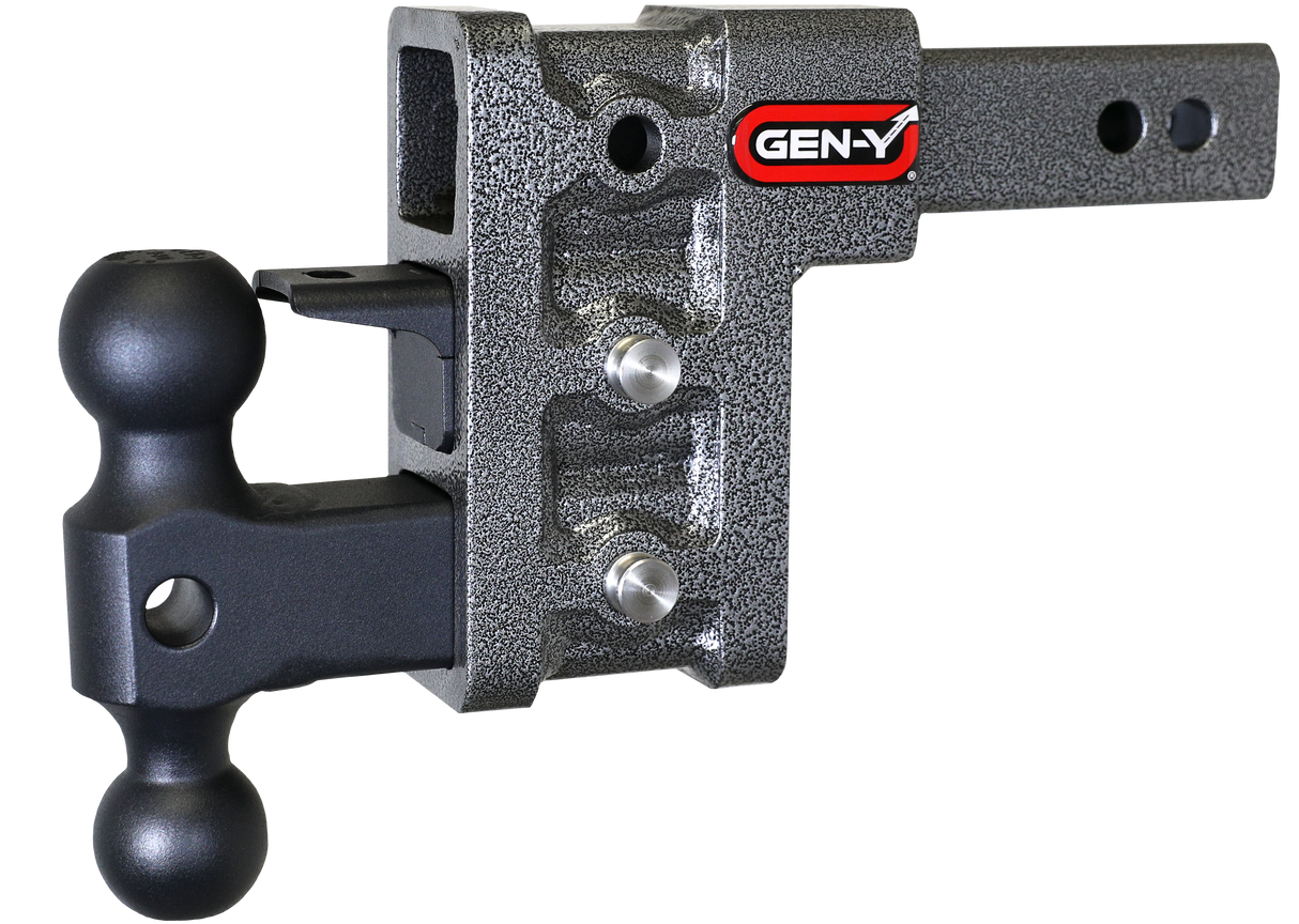 GEN-Y - Hitch GH-323 2" Shank 5" Drop 1.5K TW 10K Hitch & GH-031 Versa-Ball & GH-032 Pintle Lock - GH-323