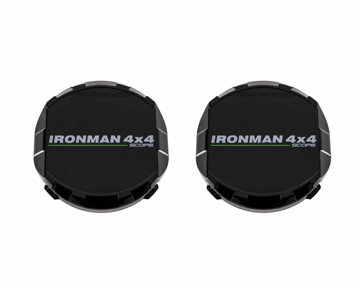IronMan 4x4 - 9" Scope LED Driving Light Covers (Black) - IDL090COVERS