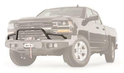 Warn - 100474 Powder Coated Black Steel With Brush Guard Skid Plate Step Plate