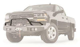 Warn - 100474 Powder Coated Black Steel With Brush Guard Skid Plate Step Plate