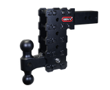 GEN-Y Hitch GH-2414X PHANTOM-X 2.5" Solid Shank 7.5" Drop 1.6K TW 16K Hitch & GH-051 Dual-Ball Mount