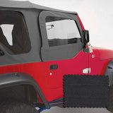 Rugged Ridge - Door Skins, Black Diamond; 97-06 Jeep Wrangler TJ - 13717.35