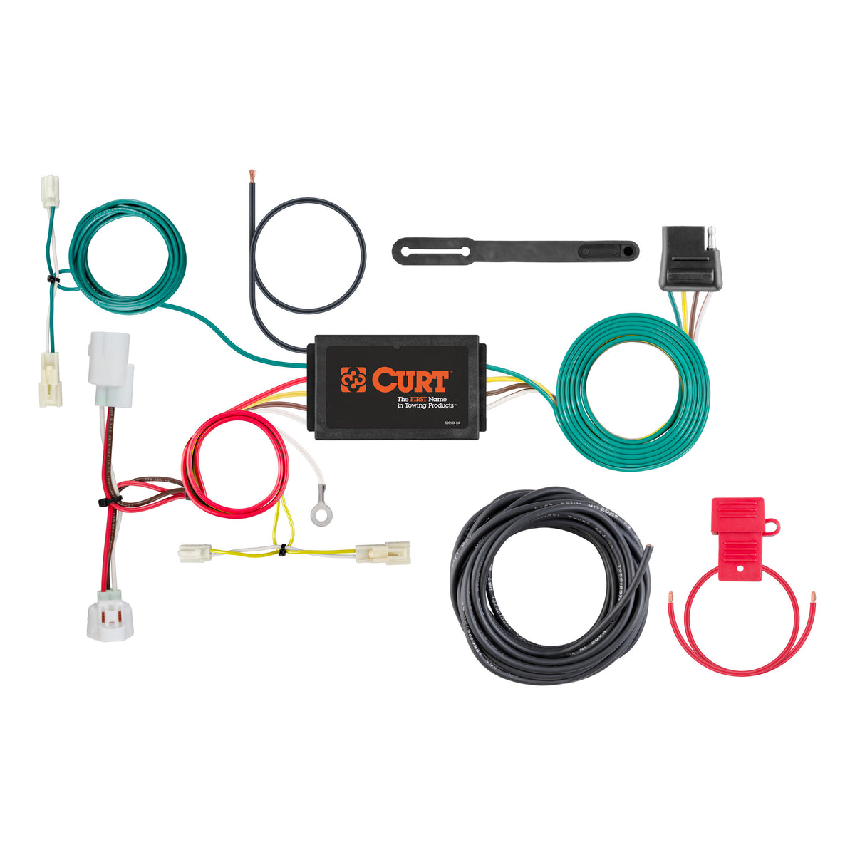 Curt - Custom Wiring Harness, 4-Way Flat Output, Select Mazda 6 - 56280