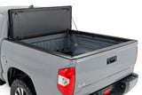 Rough Country - Hard Tri-Fold Flip Up Bed Cover - 5'7" Bed - Toyota Tundra (07-21) - 49414551