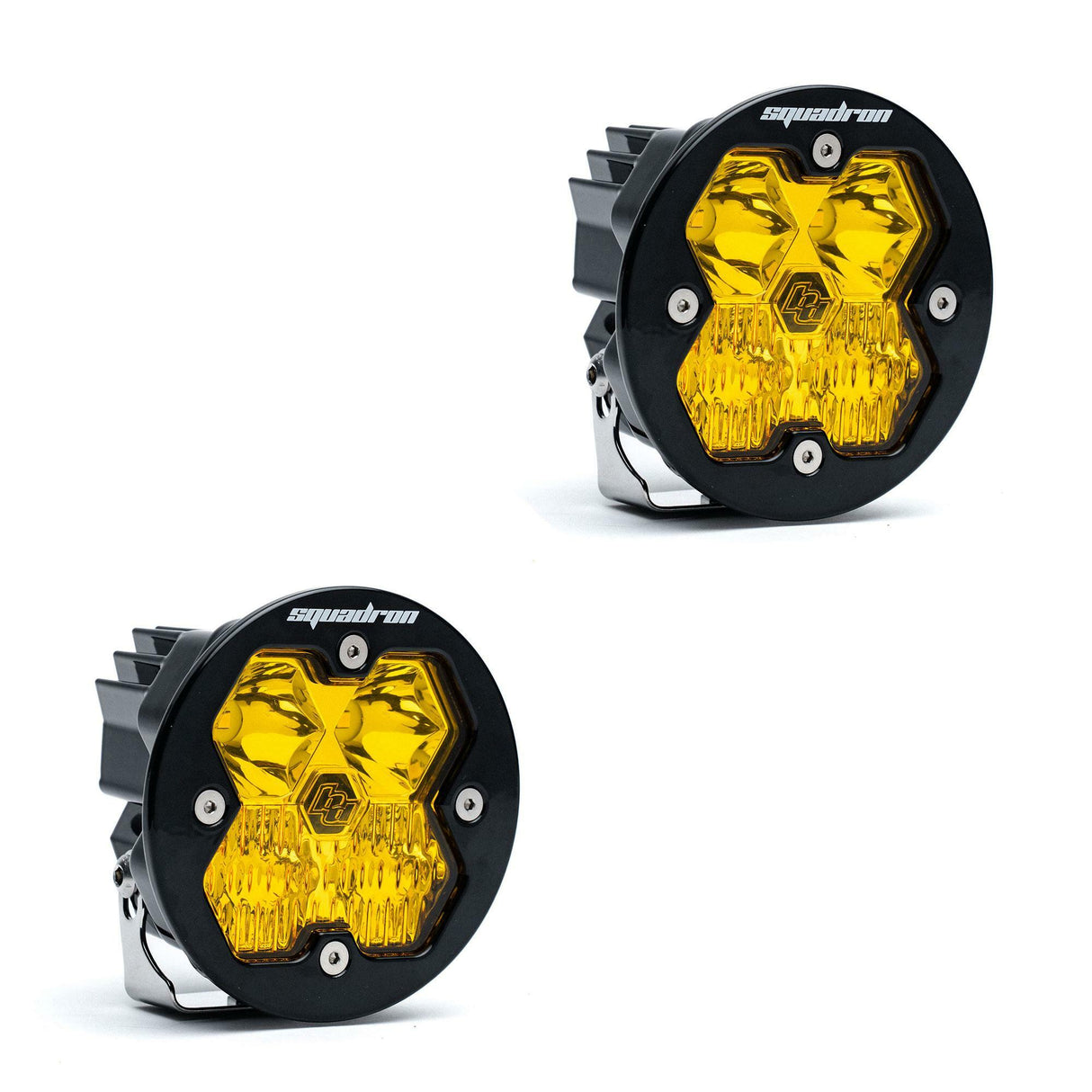 Baja Designs - 58-7813-2NH Squadron-R 2.0 Sport Black LED Auxiliary Light Pod Pair (No Harness)