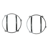 Rugged Ridge - Headlight Euro Guard Kit, Stainless Steel; 07-16 Jeep Wrangler JK - 11142.04