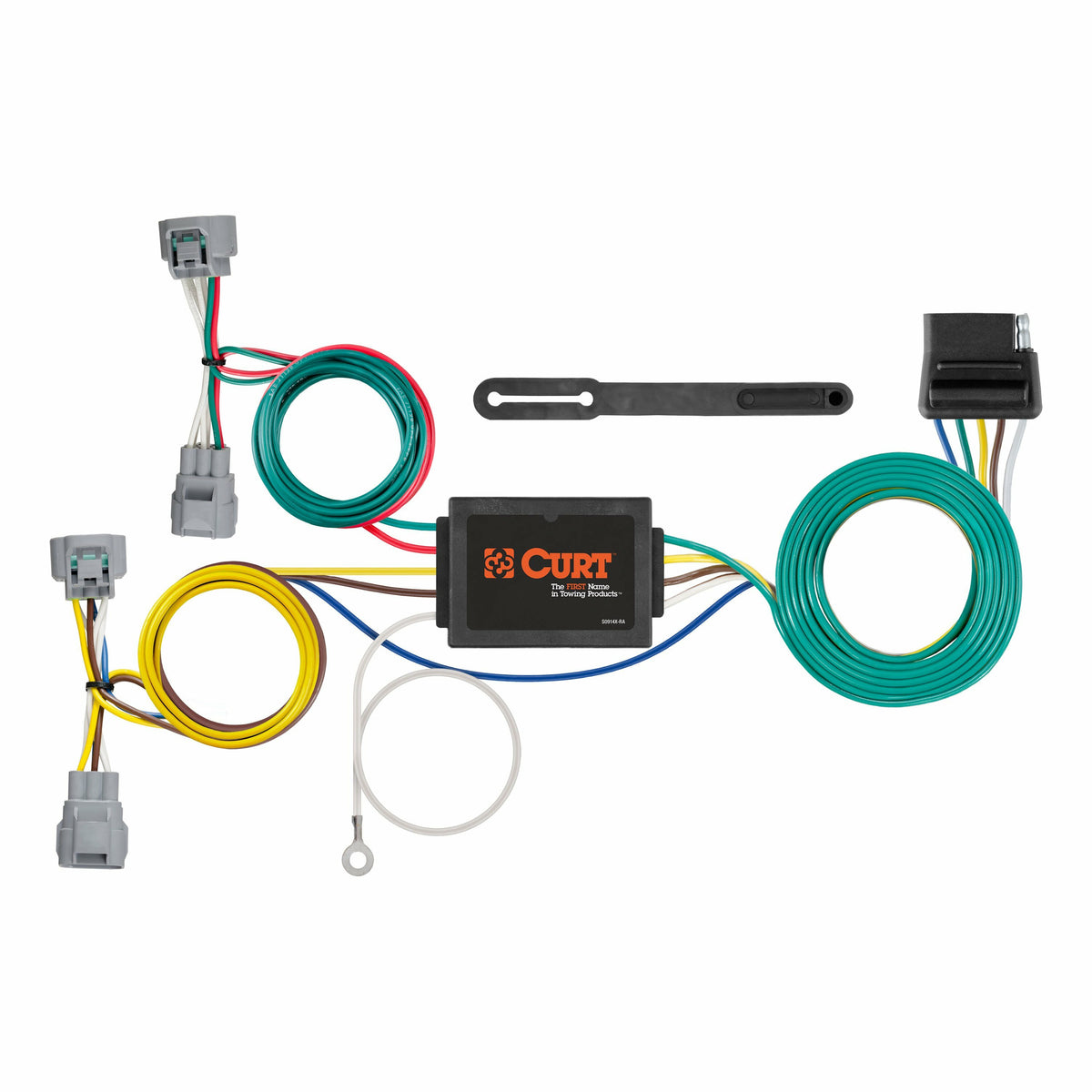 Curt - Custom Wiring, 5-Way Flat Output, Select Toyota Tacoma, Hilux, T-100 Pickup - 56513