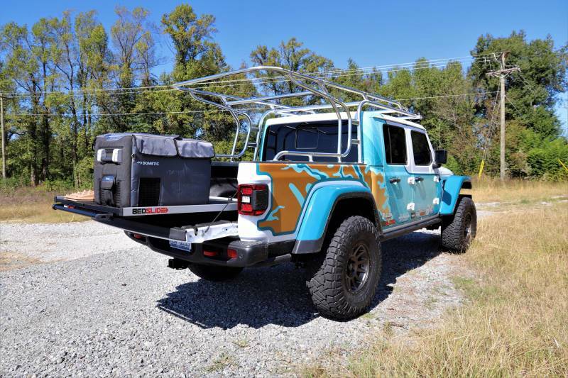 Bedslide - Gladiator BedSlide 1000 Classic 57x43 Inch Silver For 20-Pres Gladiator 5 Foot Bed - 850001518499