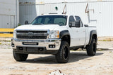 Rough Country - Pocket Fender Flares - 6'7 inch & 8' Bed - 46 Stealth Gray - Chevy Silverado 1500/2500HD/3500HD (07-14) - F-C10714B-46
