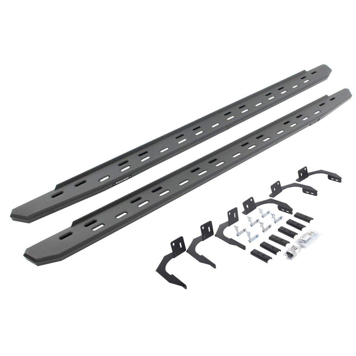 Go Rhino 69610687SPC - RB30 Slim Line Running Boards with Mounting Bracket Kit - Textured Black