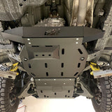 CBI - 5th Gen Toyota 4Runner Rear Skid Plate / Powder Coated Black / Aluminium - 300-000-011-056