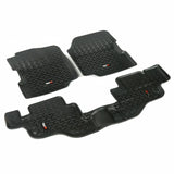 Rugged Ridge - Floor Liners, Kit, Black; 76-95 Jeep CJ/Wrangler YJ - 12987.09