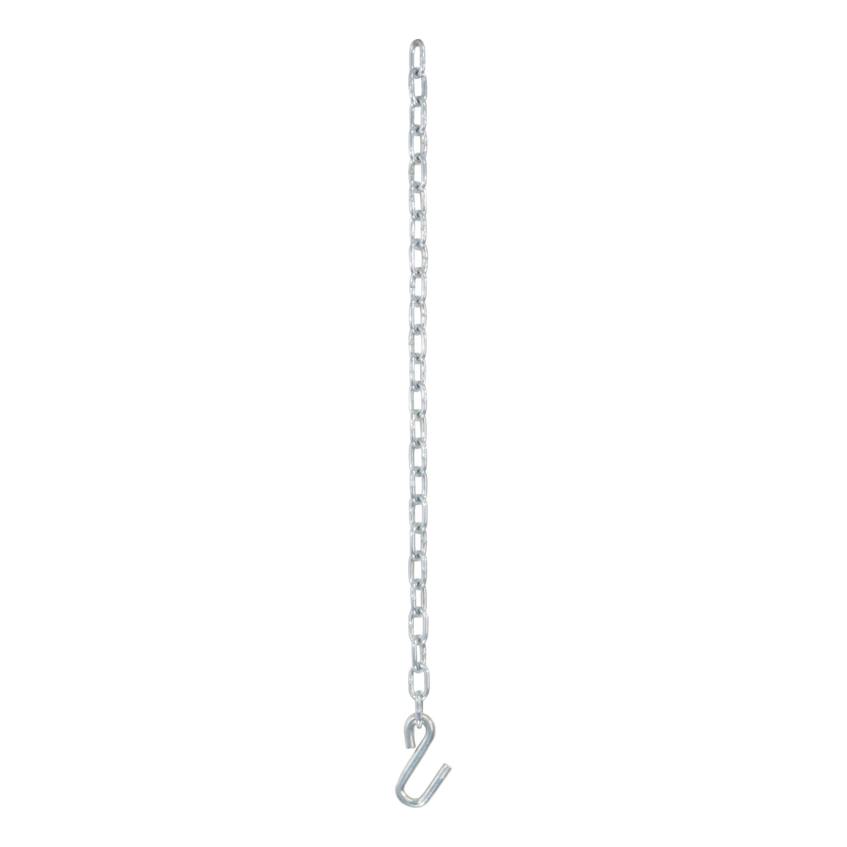 Curt - 27" Safety Chain with 1 S-Hook (2,000 lbs, Clear Zinc) - 80020