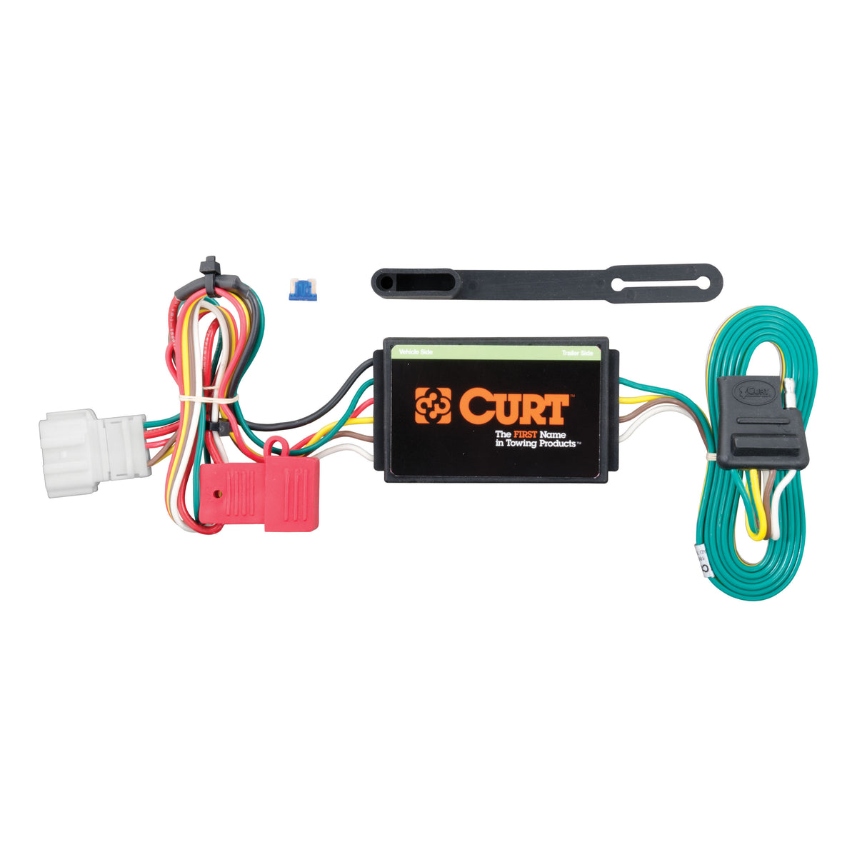 Curt - Custom 4-Flat, Select Honda Crosstour, OEM Tow Package Required - 56215