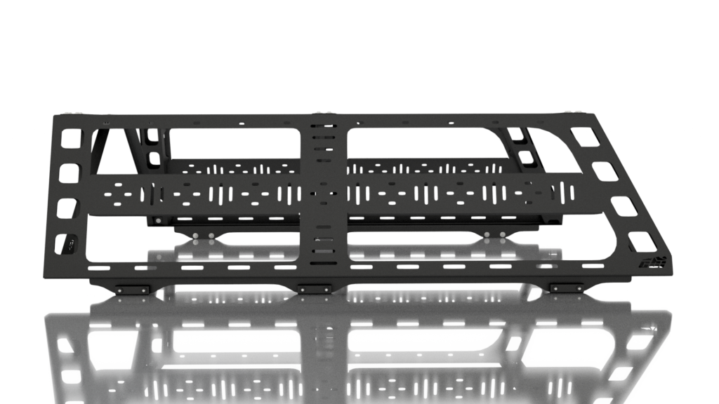 CBI - Ford F150 Cab Height Bed Rack (5'6" bed length) | 2004-2021 - Powder-coat-black - 500-000-017-004