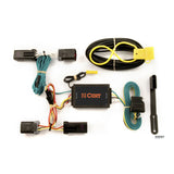 Curt - Custom Wiring Harness, 4-Way Flat Output, Select Dodge Durango, Chrysler Aspen - 55597
