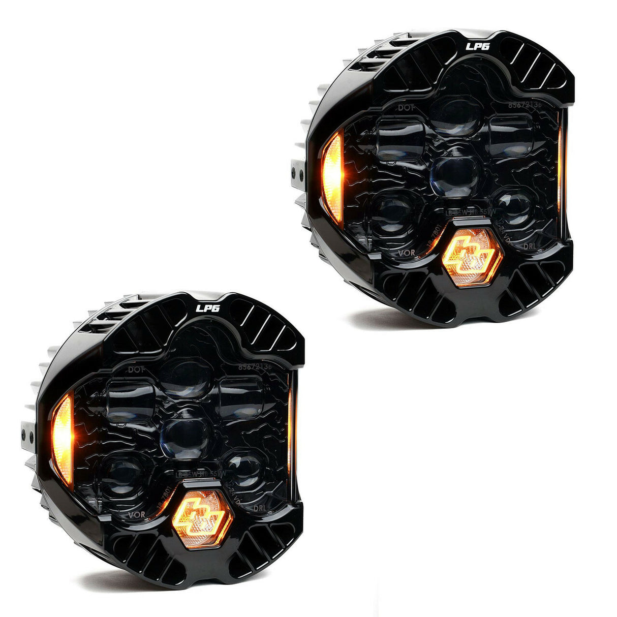 Baja Designs 18-7802 DOT LP6 LED Headlight Replacement Pair